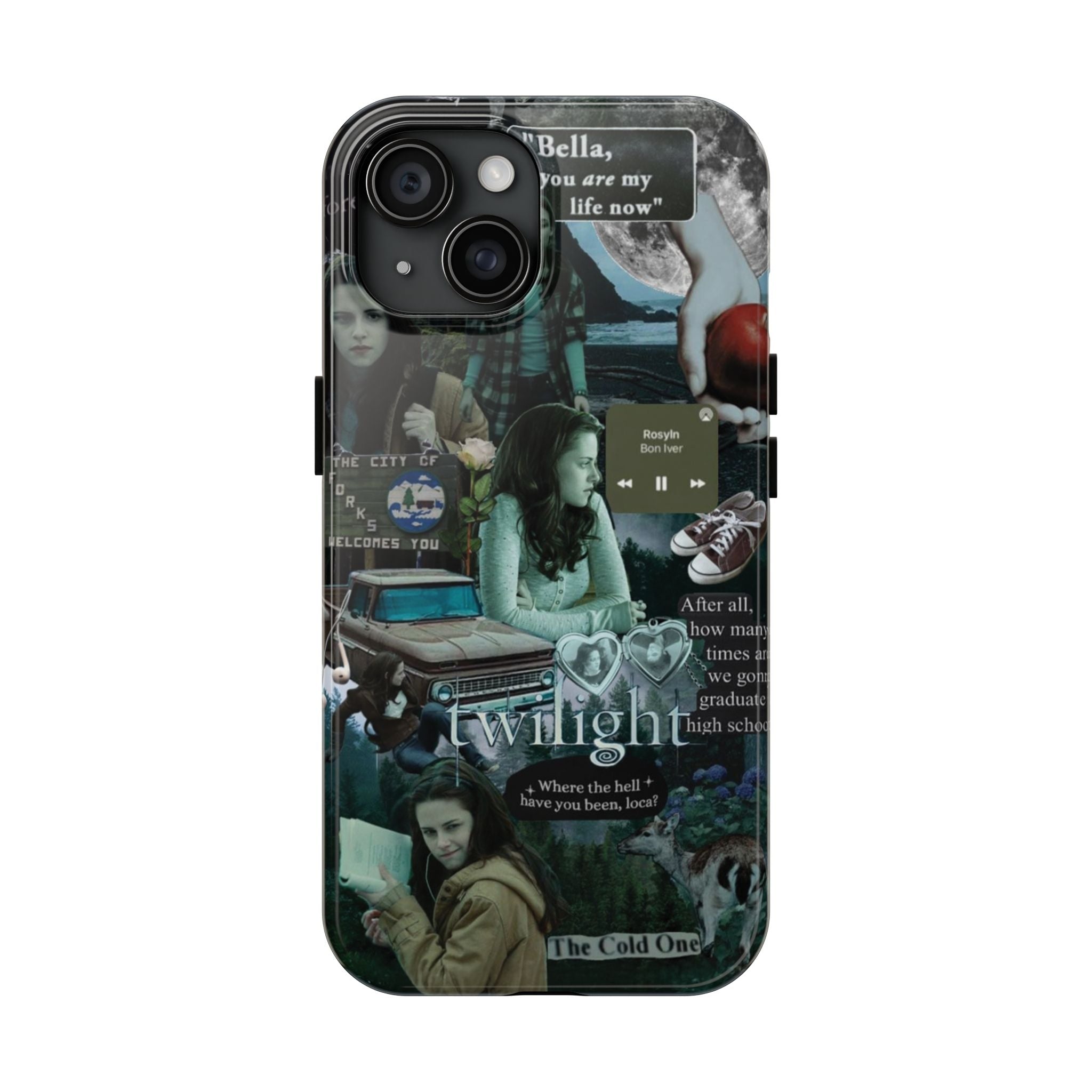 Twilight Bella Swan Phone Case – Aesthetic Vintage Forks WA Cover, Phone Accessory for ip 11 12 13 14 15 16 Promax Pro Plus
