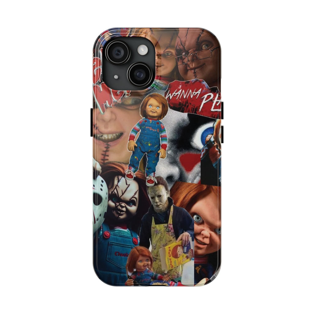Chucky Horror Movie Phone Case – Scary Killer Doll Halloween Aesthetic Cover