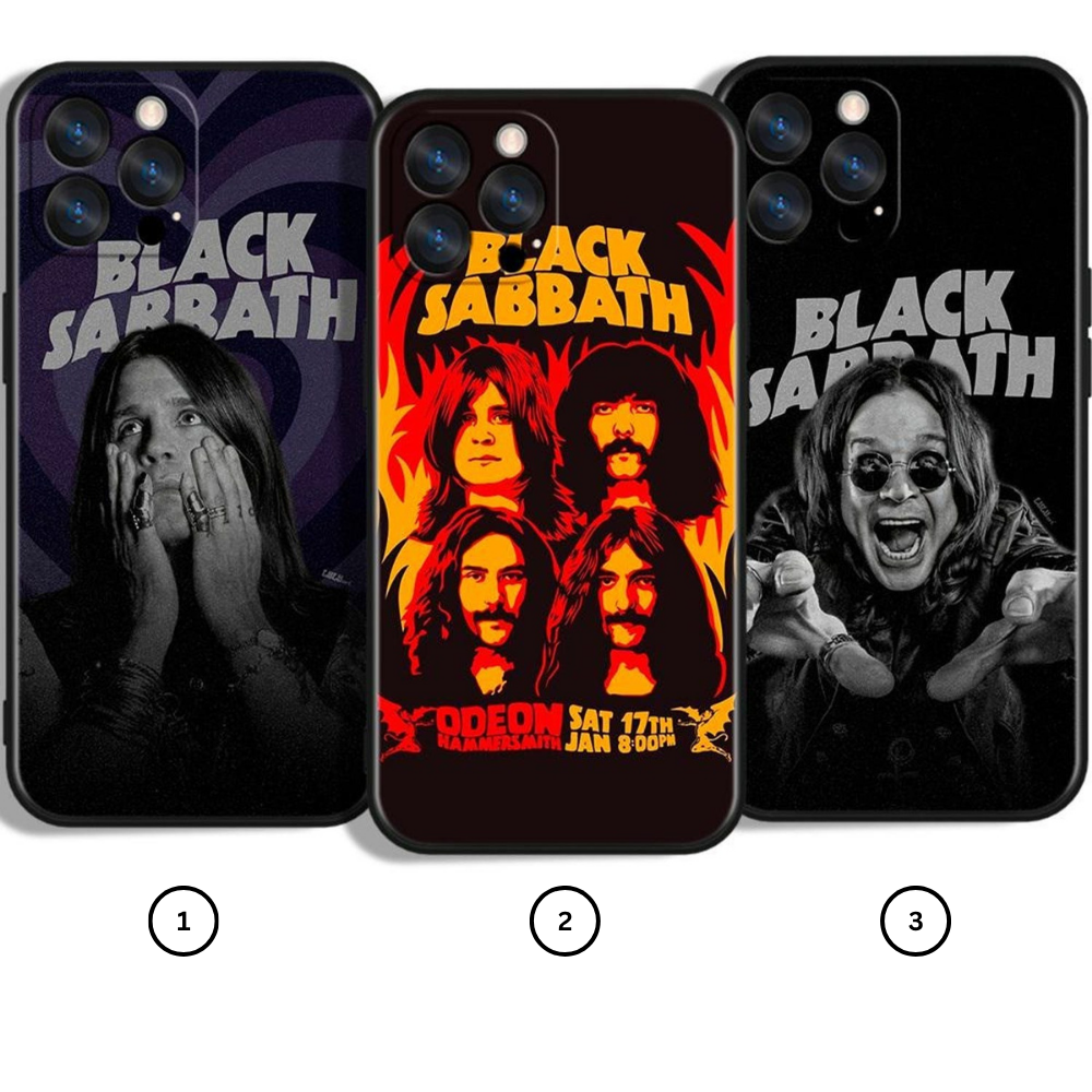 Ozzy Osbourne Black Sabbath Phone Case, Gothic Rock Legend Style Trendy and Protective Case Cover Art