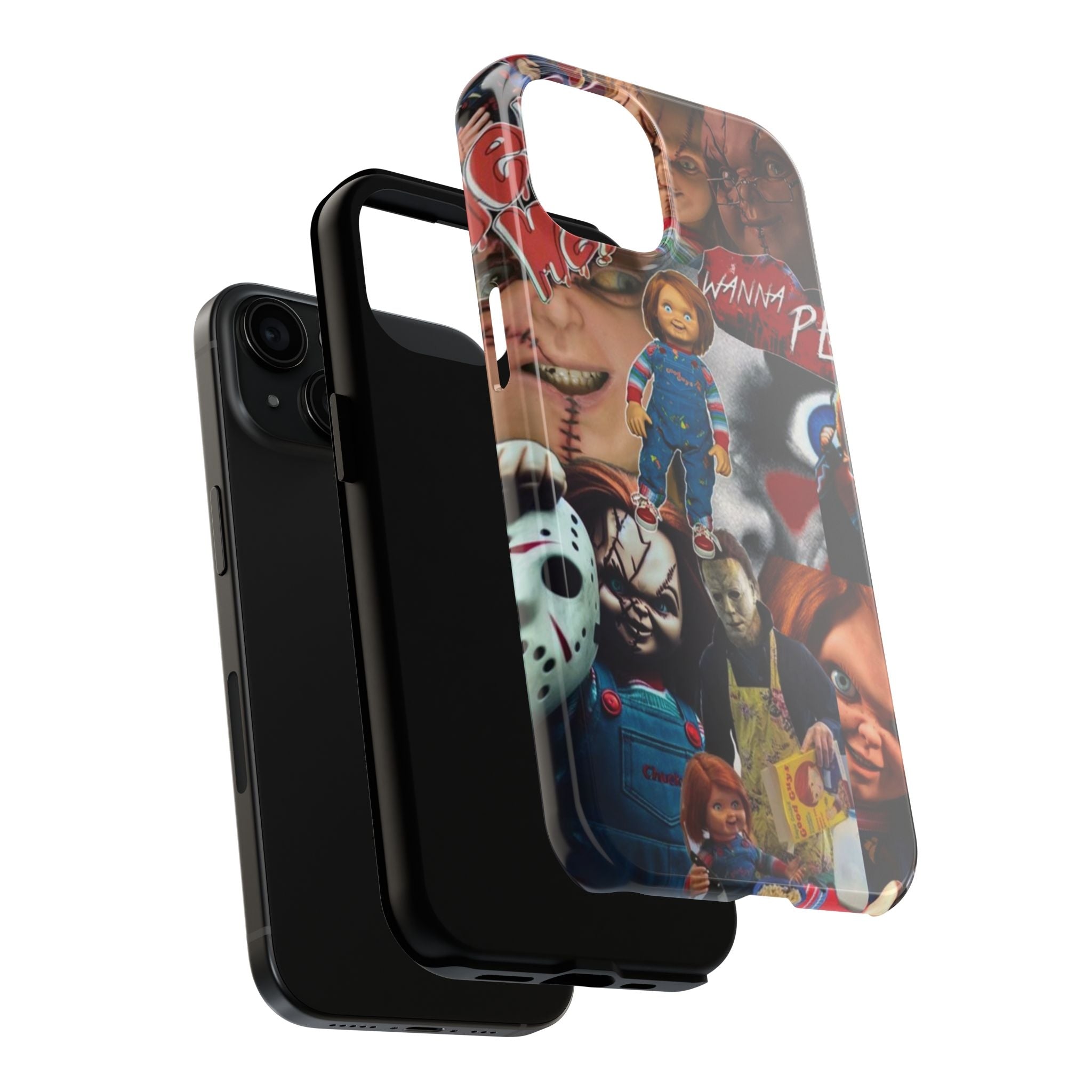 Chucky Horror Movie Phone Case – Scary Killer Doll Halloween Aesthetic Cover