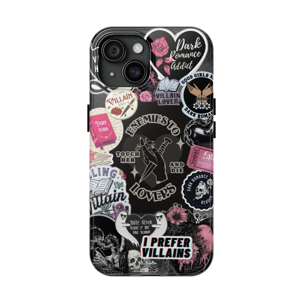 Dark Romance Villain Phone Case – Enemies to Lovers Aesthetic, Booktok Gothic Design Cover, Phone Accessory for ip 11 12 13 14 15 16 Promax Pro Plus