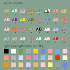 Personalised Large Initial Phone Case, Phone Accessory for ip 12 13 14 15 16 Pro Max Plus Proe