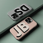 Personalised Large Initial Phone Case, Phone Accessory for ip 12 13 14 15 16 Pro Max Plus Proe