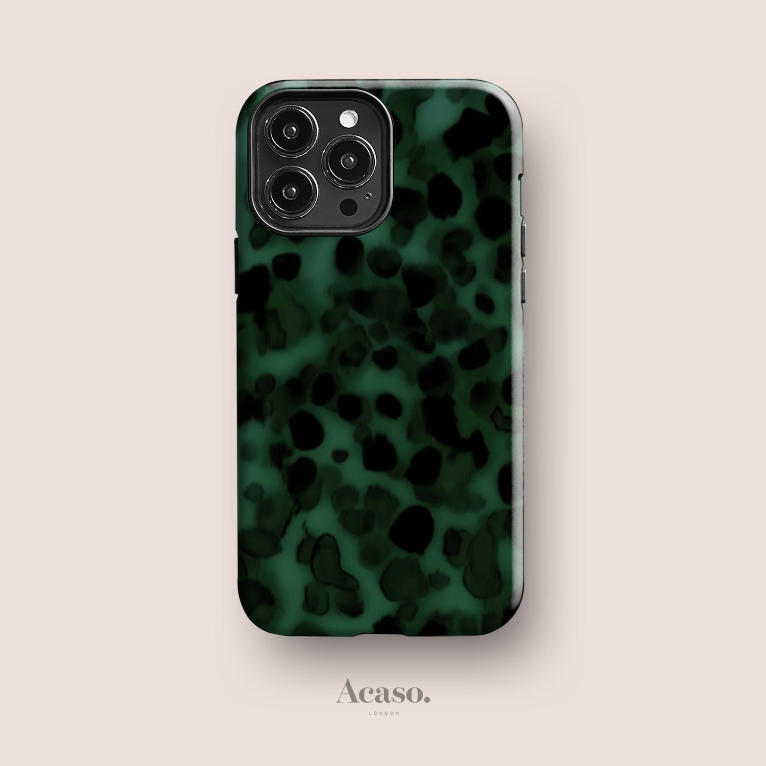 Dark Green Tortoise Phone Case,  Animal Print Cases Phone Cover for ip 16 15 14 13 12 11 Promax Pro Plus