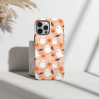 Halloween Phone Case, Cute Ghosts Design Pattern, Cute Spooky Phone Case