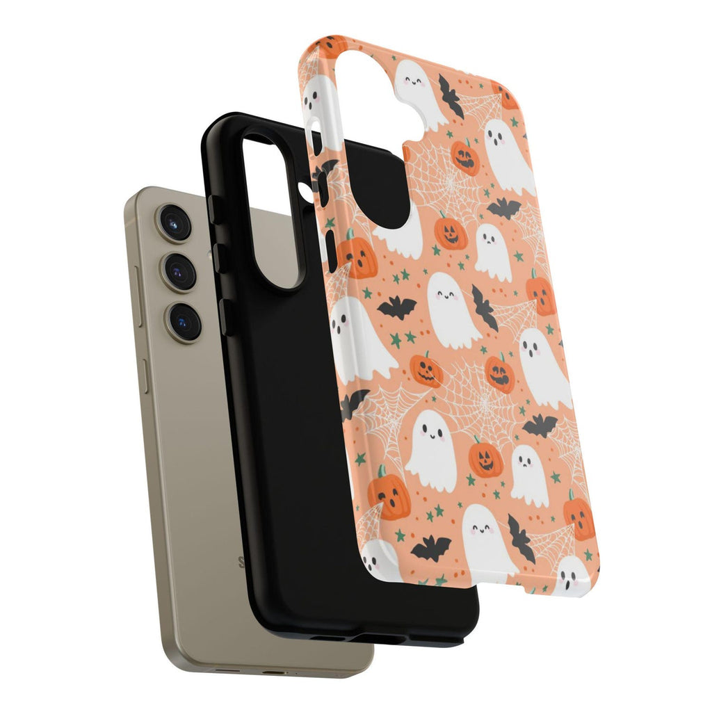 Halloween Phone Case, Cute Ghosts Design Pattern, Cute Spooky Phone Case