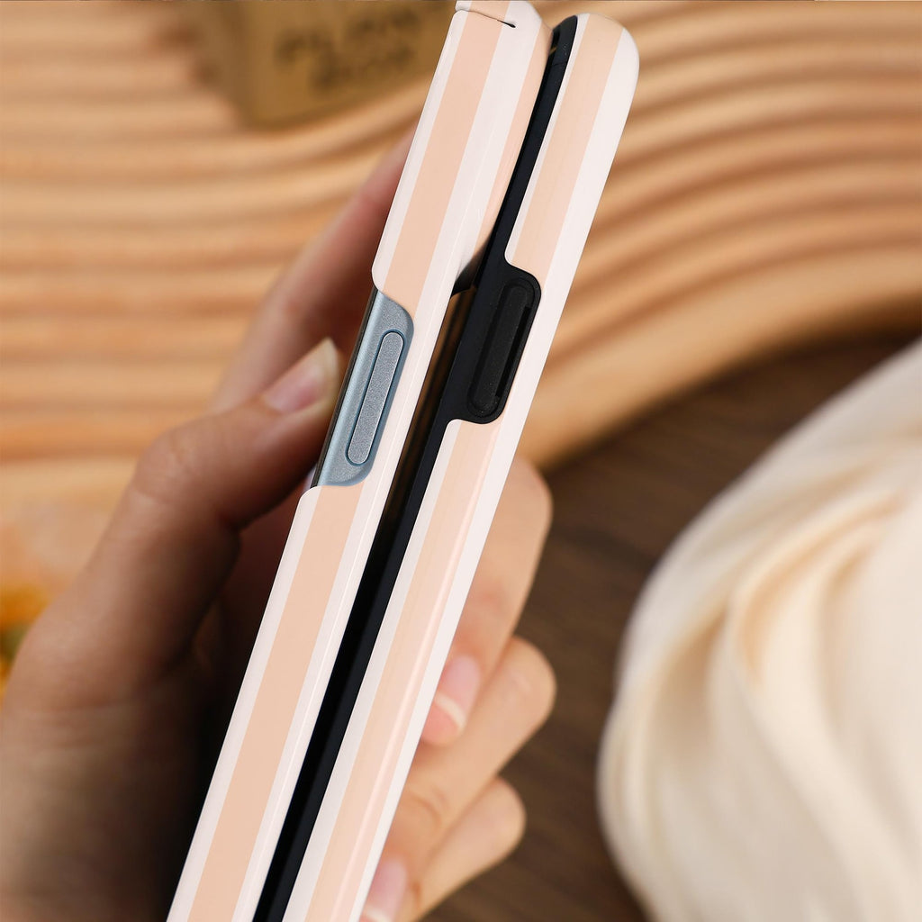 Retro Lines Phone Case, Minimalist Aesthetic Striped Phone Cover for ip 17 16 15 14 13 12 11 ss s25 24 23