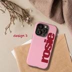 Rosé Rosie Album Kpop Fan Art Tough Case, Cute Phone Cover, Kpop Phone Accessories, BP Fan Merch, Rose Phone Case,