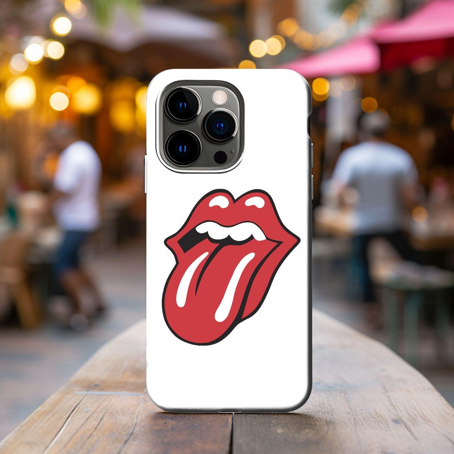 Rolling Stones tough phone case, Rock music lover case, Stones fan gift, Rock music