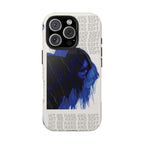 Blue Tough Phone Cases, Protective Cellphone Covers, Lovely Bad Guy Design, Customizable Phone Accessories, Durable Tech Gear