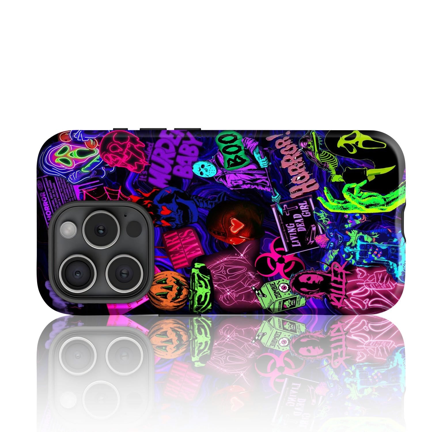 Retro Horror phone case Horror Movie Phone Cases/Horror Halloween Phone Cover Accessory for ip 16 15 14 13 12 11 Promax Pro Plus