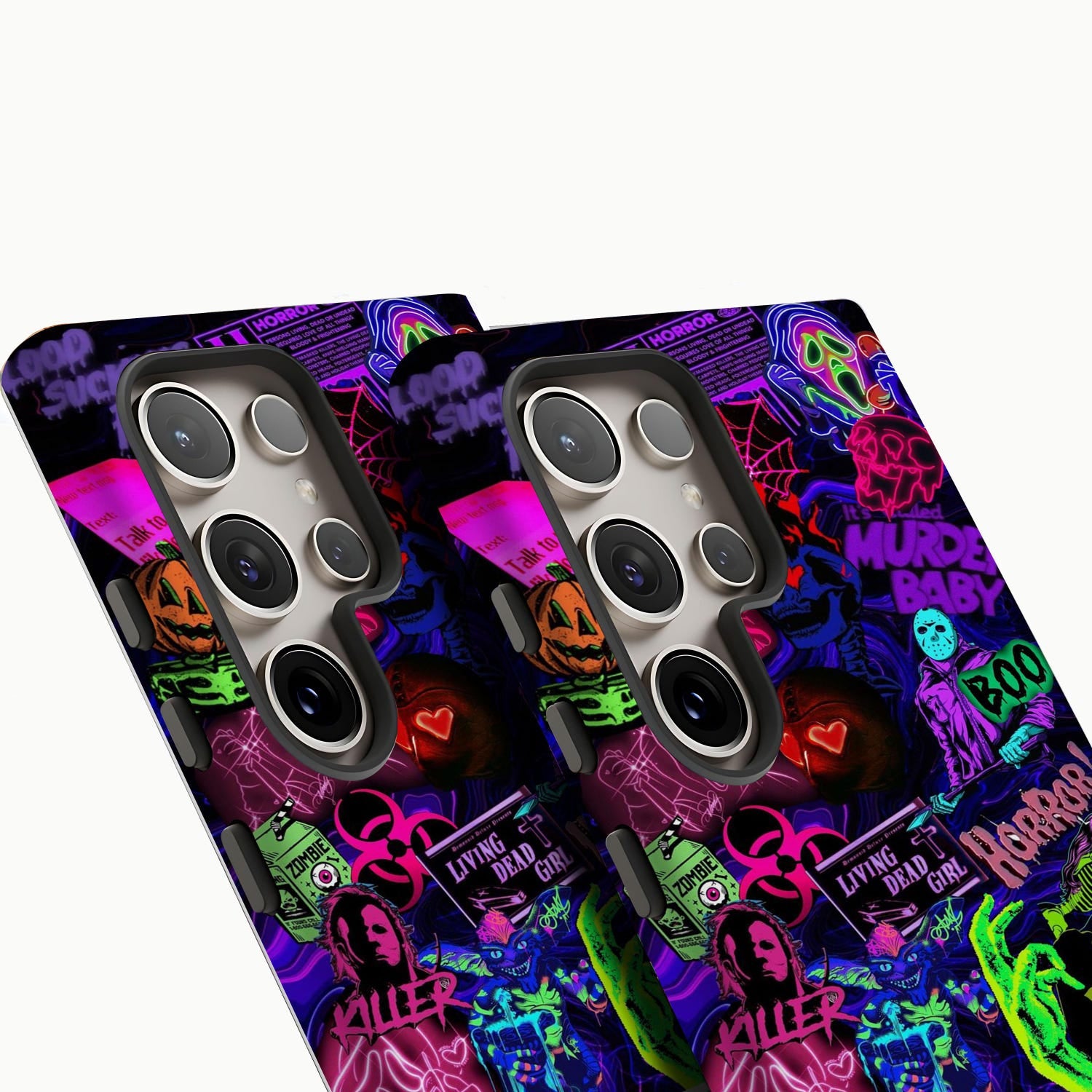 Retro Horror phone case Horror Movie Phone Cases/Horror Halloween Phone Cover Accessory for ip 16 15 14 13 12 11 Promax Pro Plus