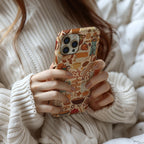 Fall Phone Case, Halloween Phone Case, Cozy Autumn Gift, Bookish Cell Phone Case