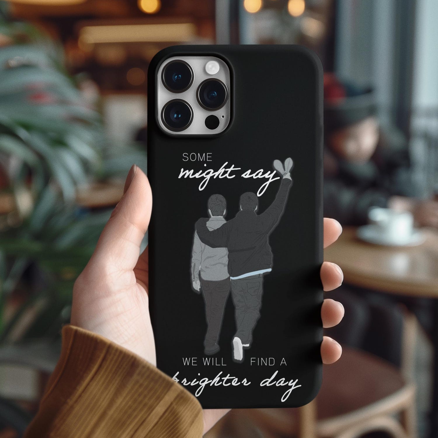 Oasis Britpop Inspired Phone Case Retro 90s Rock Music Fan Gift Vintage Band Style Slim Protective Cover Matte or Glossy