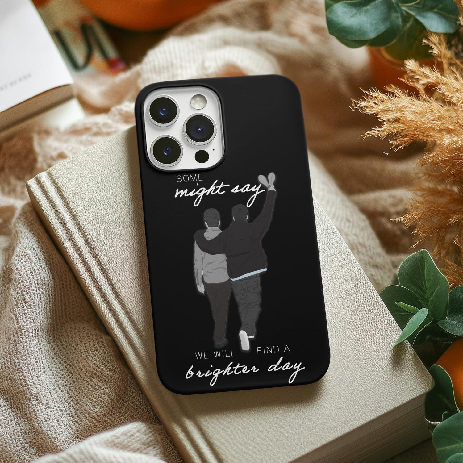 Oasis Britpop Inspired Phone Case Retro 90s Rock Music Fan Gift Vintage Band Style Slim Protective Cover Matte or Glossy