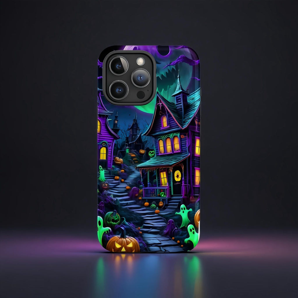 Haunted Mansion Halloween Phone Case: Spooky Gothic Phone Protector