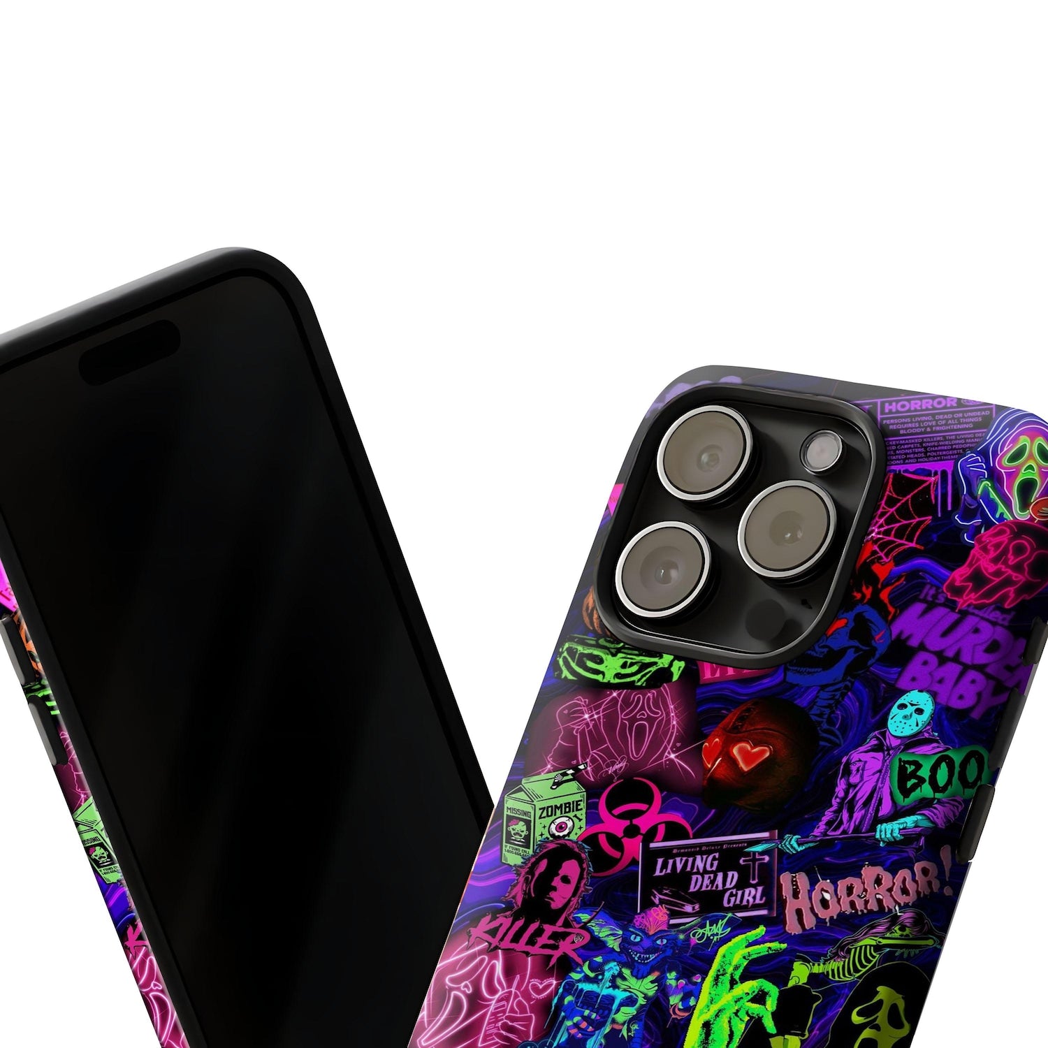 Retro Horror phone case Horror Movie Phone Cases/Horror Halloween Phone Cover Accessory for ip 16 15 14 13 12 11 Promax Pro Plus