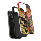 Demon Slayer Rengoku Anime Phone Case, Phone Cover Accessory for ip 16 15 14 13 12 11 Promax Pro Plus