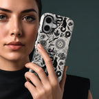 Witchy Things Phone Case, Mushroom Moon Sun Witch Mystic Phone Cover for ip 16 15 14 13 12 11 Promax Pro Plus