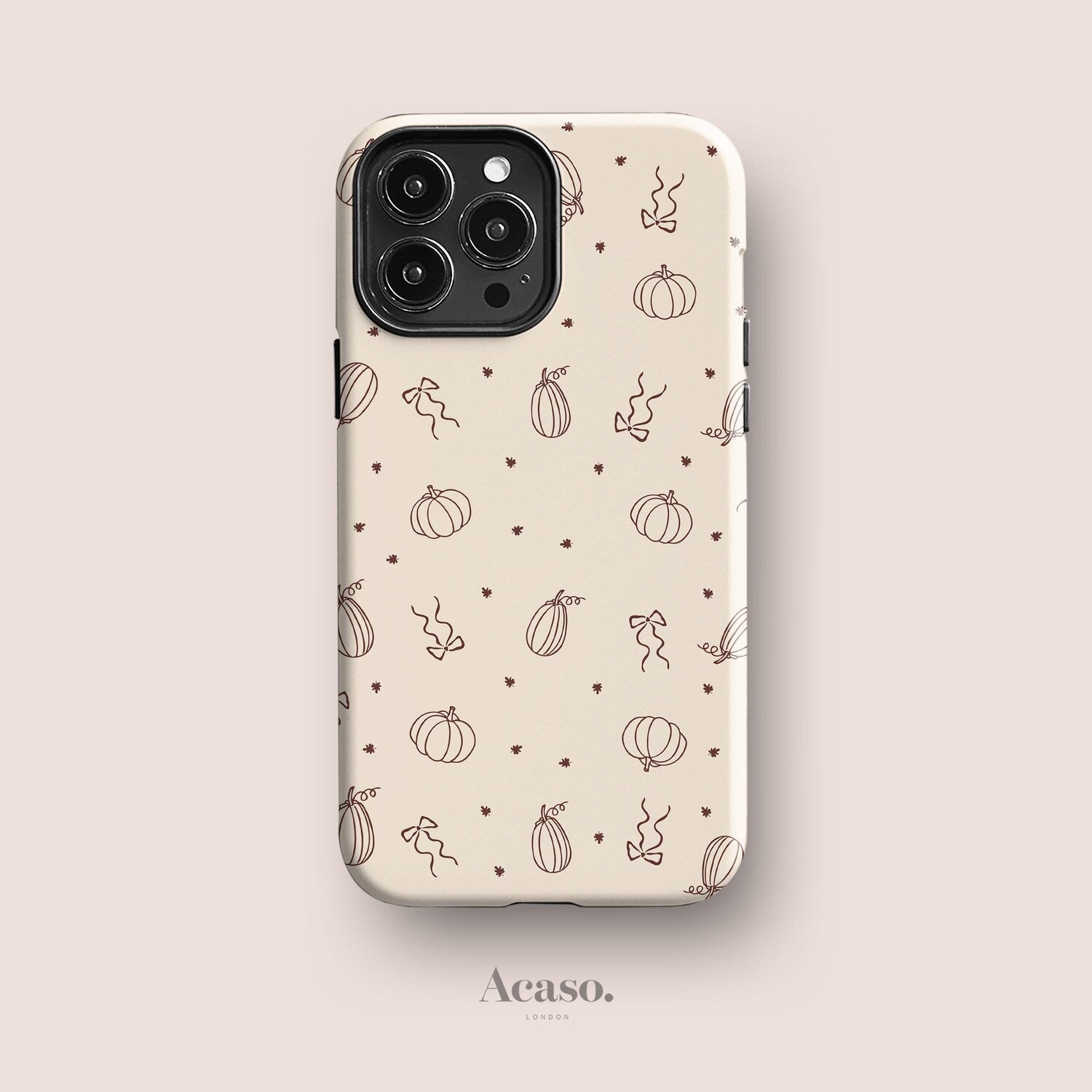 Girly Fall Floral Phone Case, Phone Cover for ip 16 15 14 13 12 11 Promax Pro Plus